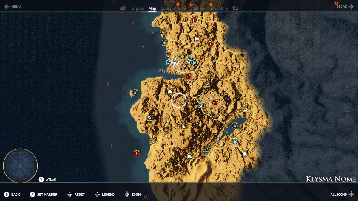 Map - Assassin's Creed Origins