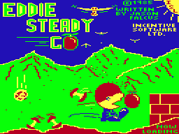 Eddie Steady Go! (Dragon 32/64) screenshot: Title screen