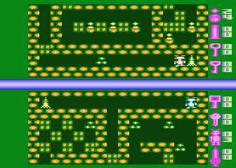 The Convicts (Atari 8-bit) screenshot: Level 1 start-up