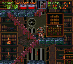 Super Castlevania IV (SNES) screenshot: Library