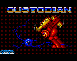 Custodian (Amiga) screenshot: Title screen