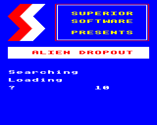 Alien Dropout (Electron) screenshot: Loading screen