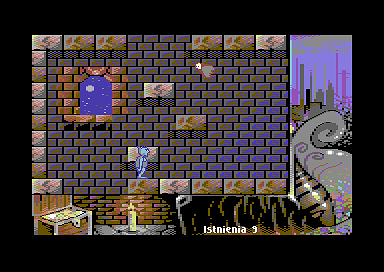 Miecze Valdgira II: Władca Gór (Commodore 64) screenshot: Bat