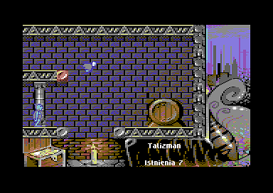 Miecze Valdgira II: Władca Gór (Commodore 64) screenshot: Big barrel