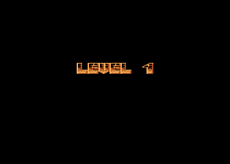 Top Secret (Atari 8-bit) screenshot: Level 1