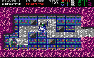 Killdozers (Atari ST) screenshot: Got one!