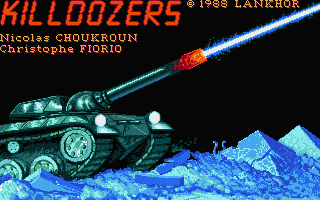 Killdozers (Atari ST) screenshot: Title screen