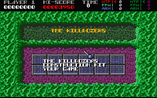 Killdozers (Atari ST) screenshot: Menu