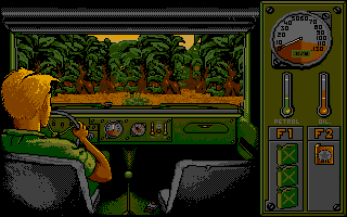 Le Fetiche Maya (Atari ST) screenshot: A dead end