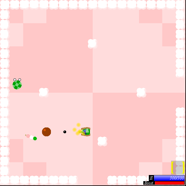 The Tank 3 (Windows) screenshot: Firing at an enemy