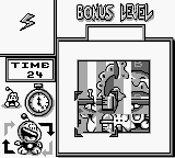 Brain Drain (Game Boy) screenshot: In occasional bonus games, we have to assemble pictures.