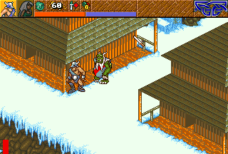 Heimdall 2: Into the Hall of Worlds (Amiga) screenshot: Evil Hakrats are everywhere