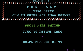 Lost Tomb (Commodore 64) screenshot: Today's special promotion