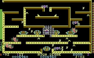 Lost Tomb (Commodore 64) screenshot: Whip it good