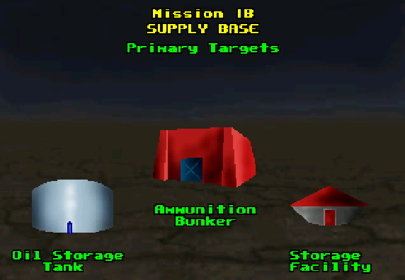 AirCars (Jaguar) screenshot: Mission 1B briefing.