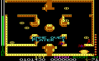 Lost Tomb (PC Booter) screenshot: Game over (PCjr)