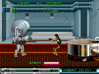 RoboCop 2 (Arcade) screenshot: The boss