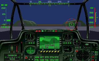 Gunship 2000 (Amiga CD32) screenshot: Still on the ground