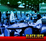 Vegas Games (Game Boy Color) screenshot: Blackjack.