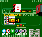 Vegas Games (Game Boy Color) screenshot: Busted!