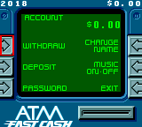 Vegas Games (Game Boy Color) screenshot: Withdraw?