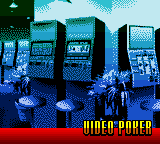 Vegas Games (Game Boy Color) screenshot: Video Poker.
