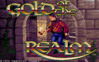 Gold of the Realm (Amiga) screenshot: Title screen.