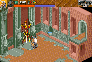 Heimdall 2: Into the Hall of Worlds (Amiga) screenshot: A strange looking teleport...