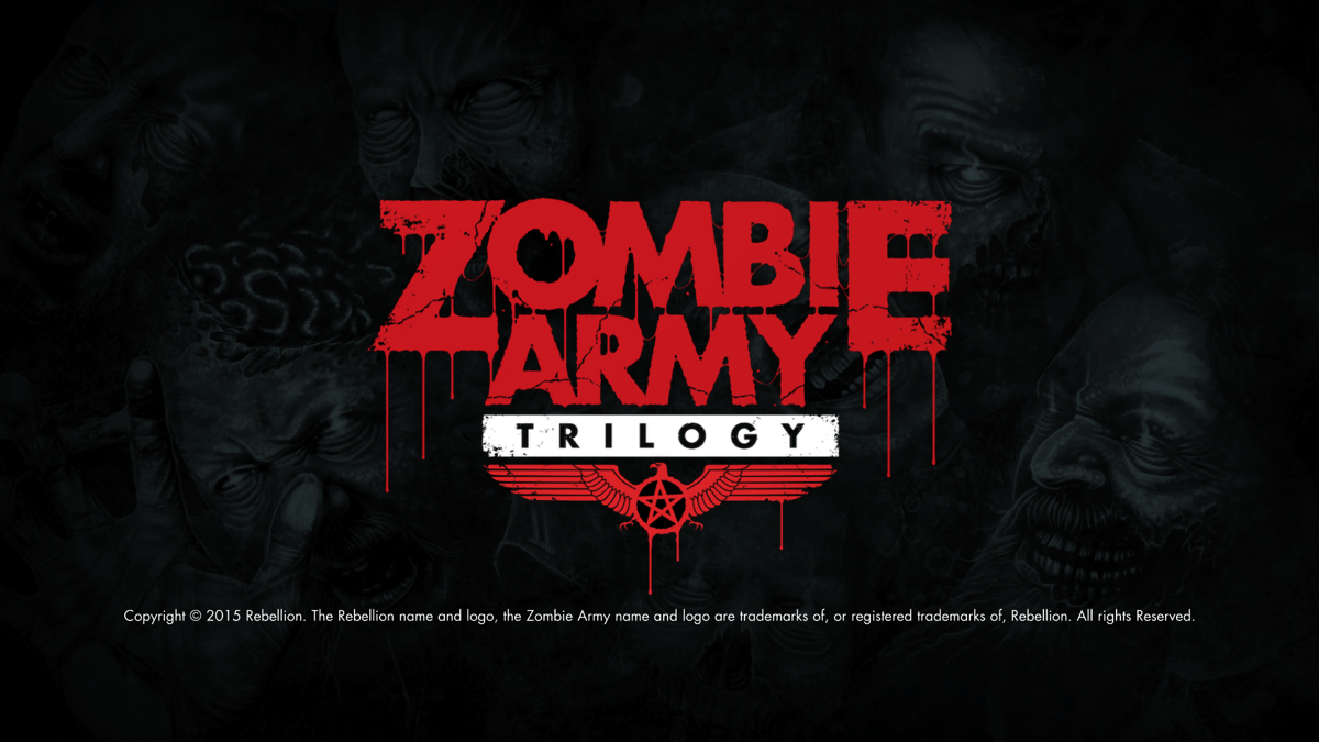 Zombie Army Trilogy (Windows) screenshot: Title screen.