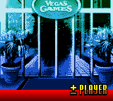 Vegas Games (Game Boy Color) screenshot: "Main menu".