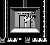 Nekketsu Kōha Kunio-kun: Bangai Rantōhen (Game Boy) screenshot: Elevator.