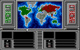 Power Struggle (Atari ST) screenshot: Taking over the World.