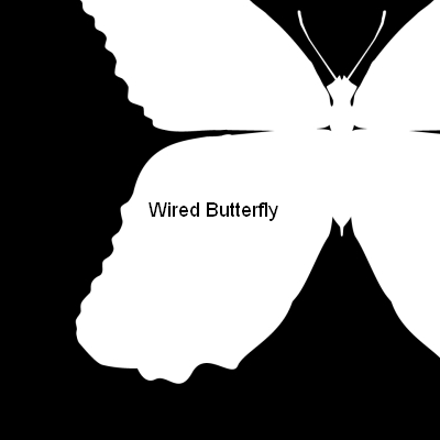 Wired Butterfly (Windows) screenshot: Title screen