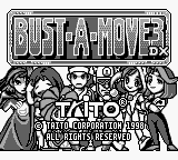 Bust-A-Move 3 DX (Game Boy) screenshot: Title screen