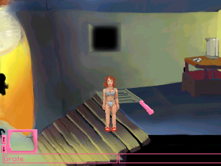 Alien Rape Escape (Windows) screenshot: Outside the vent