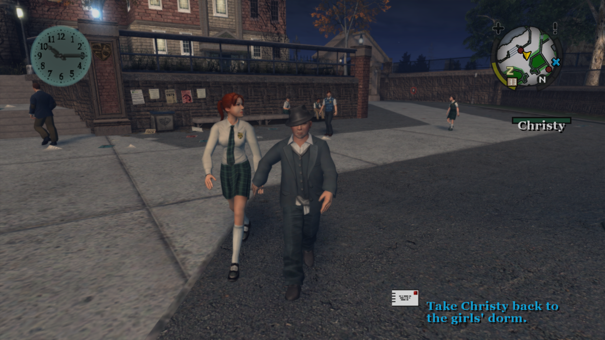 Bully: Scholarship Edition (Windows) screenshot: Come with me babe