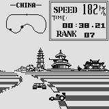Grand Prix (Supervision) screenshot: Hit one of the barriers and spun out.