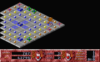 Clown-O-Mania (Atari ST) screenshot: This will be tricky