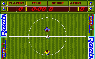 Hotball (Atari ST) screenshot: Kick off