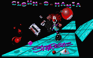 Clown-O-Mania (Atari ST) screenshot: Title screen