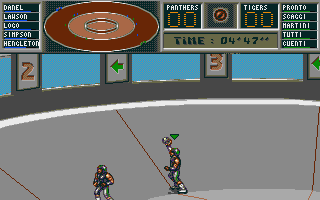 Killerball (Atari ST) screenshot: The computer got the ball