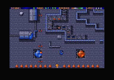 Leavin' Teramis (Atari ST) screenshot: Avoiding enemies