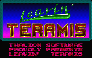 Leavin' Teramis (Atari ST) screenshot: Title screen