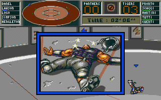 Killerball (Atari ST) screenshot: I'm down