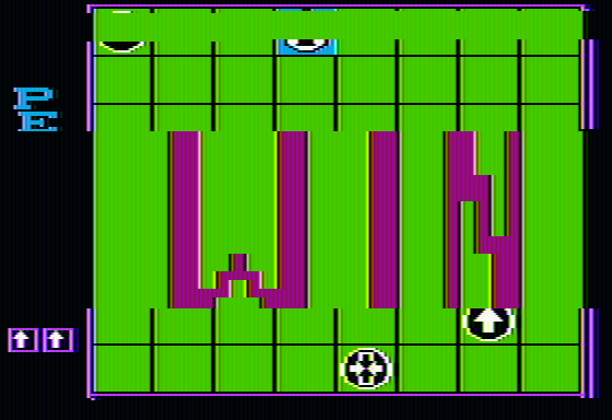 Pensate (Apple II) screenshot: Victory