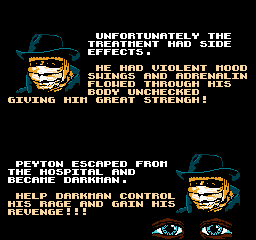 Darkman (NES) screenshot: Story (part 3)