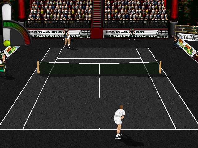 Actua Tennis (Windows) screenshot: The Match Begins!