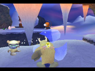 Spyro: Year of the Dragon (PlayStation) screenshot: Another playable character: Bentley.