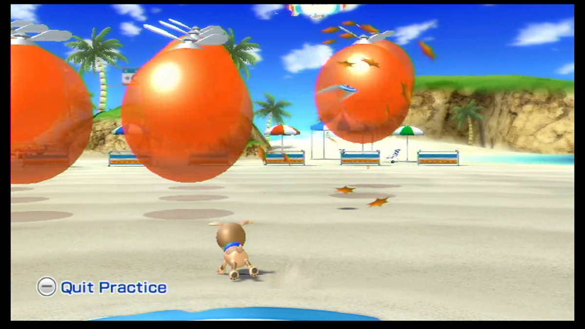 Wii Sports Resort (Wii) screenshot: Frisbee tutorial (Wii U version)