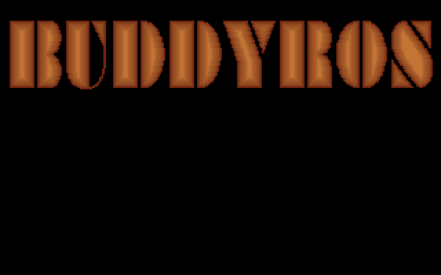 Buddyros (DOS) screenshot: Title screen